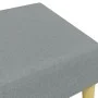 Reposapiés de tela gris claro 77x55x31 cm de , Otomanas - Ref: Foro24-379553, Precio: 70,65 €, Descuento: %