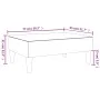 Reposapiés de tela gris claro 77x55x31 cm de , Otomanas - Ref: Foro24-379553, Precio: 70,65 €, Descuento: %