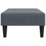 Reposapiés de terciopelo gris oscuro 77x55x31 cm de , Otomanas - Ref: Foro24-379558, Precio: 56,89 €, Descuento: %