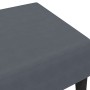 Reposapiés de terciopelo gris oscuro 77x55x31 cm de , Otomanas - Ref: Foro24-379558, Precio: 56,89 €, Descuento: %