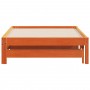 Sofá cama nido madera maciza de pino marrón cera 80x200 cm de , Camas y somieres - Ref: Foro24-844403, Precio: 128,11 €, Desc...