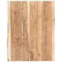 Solid acacia wood table top 80x(50-60)x3.8 cm by vidaXL, Table tops - Ref: Foro24-286330, Price: 98,51 €, Discount: %