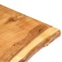 Solid acacia wood table top 80x(50-60)x3.8 cm by vidaXL, Table tops - Ref: Foro24-286330, Price: 98,51 €, Discount: %