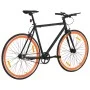 Bicicleta de piñón fijo negro y naranja 700c 55 cm de , Bicicletas - Ref: Foro24-92253, Precio: 303,66 €, Descuento: %