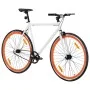 Bicicleta de piñón fijo blanco y naranja 700c 51 cm de , Bicicletas - Ref: Foro24-92264, Precio: 273,57 €, Descuento: %