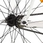 Bicicleta de piñón fijo blanco y naranja 700c 51 cm de , Bicicletas - Ref: Foro24-92264, Precio: 273,57 €, Descuento: %