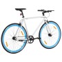 Bicicleta de piñón fijo blanco y azul 700c 51 cm de , Bicicletas - Ref: Foro24-92270, Precio: 278,61 €, Descuento: %