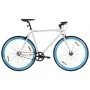 Bicicleta de piñón fijo blanco y azul 700c 59 cm de , Bicicletas - Ref: Foro24-92272, Precio: 281,03 €, Descuento: %