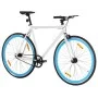 Bicicleta de piñón fijo blanco y azul 700c 59 cm de , Bicicletas - Ref: Foro24-92272, Precio: 281,03 €, Descuento: %