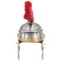 Réplica de casco de soldado romano rol en vivo acero plateado de vidaXL, Armas coleccionables - Ref: Foro24-286217, Precio: 1...