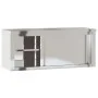 Armario de pared de cocina puertas correderas acero inoxidable de , Recipiente para comida - Ref: Foro24-376443, Precio: 253,...