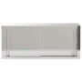 Armario de pared de cocina puertas correderas acero inoxidable de , Recipiente para comida - Ref: Foro24-376443, Precio: 253,...