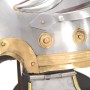 Réplica de casco de soldado romano rol en vivo acero plateado de vidaXL, Armas coleccionables - Ref: Foro24-286217, Precio: 1...