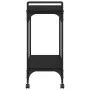 Carrito de cocina de madera de ingeniería negro 60,5x31x72,5 cm de , Carros de cocina y comedor - Ref: Foro24-842366, Precio:...