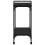 Carrito de cocina de madera de ingeniería negro 60,5x31x72,5 cm de , Carros de cocina y comedor - Ref: Foro24-842366, Precio:...