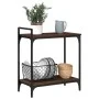 Carrito de cocina madera ingeniería marrón roble 60,5x31x72,5cm de , Carros de cocina y comedor - Ref: Foro24-842370, Precio:...