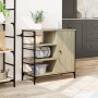 Carrito de cocina madera ingeniería Sonoma 87,5x38,5x84,5 cm de , Carros de cocina y comedor - Ref: Foro24-842387, Precio: 10...
