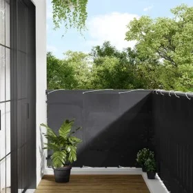 Balcony screen 100% polyester Oxford anthracite 120x800 cm by , Umbrellas - Ref: Foro24-4000061, Price: 37,62 €, Discount: %