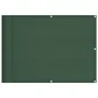 Pantalla de balcón 100% poliéster Oxford verde oscuro 75x800 cm de , Sombrillas - Ref: Foro24-4000257, Precio: 32,48 €, Descu...