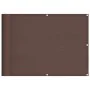 Pantalla de balcón 100% poliéster Oxford marrón 75x1000 cm de , Sombrillas - Ref: Foro24-4000384, Precio: 37,64 €, Descuento: %