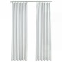Cortinas opacas con ganchos 2 piezas blanco crudo 140x175 cm de vidaXL, Cortinas y visillos - Ref: Foro24-134485, Precio: 35,...