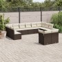 Set de sofás de jardín y cojines 12 pzas ratán sintético marrón de , Conjuntos de jardín - Ref: Foro24-3250272, Precio: 790,2...
