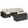 Set de sofás de jardín 11 pzas y cojines ratán sintético negro de , Conjuntos de jardín - Ref: Foro24-3228906, Precio: 543,07...