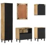 Conjunto de muebles de baño 5 piezas madera maciza de mango de , Muebles de baño - Ref: Foro24-3206316, Precio: 632,38 €, Des...