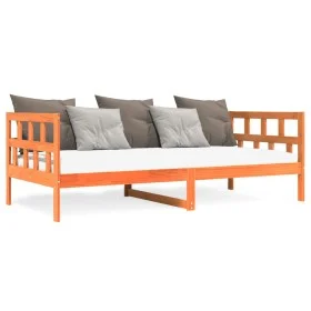 Wachsbraunes Schlafsofa aus massivem Kiefernholz, 90 x 200 cm von , Betten und Lattenroste - Ref: Foro24-844408, Preis: 95,82...