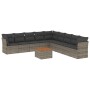 Set de sofás de jardín 10 pzas con cojines ratán sintético gris de , Conjuntos de jardín - Ref: Foro24-3256025, Precio: 581,7...