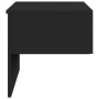 Mesita de noche de pared negra de vidaXL, Mesitas de noche - Ref: Foro24-810937, Precio: 40,63 €, Descuento: %