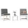 Juego de muebles de jardín 3 pzas madera maciza de pino blanco de , Sillas de jardín - Ref: Foro24-832621, Precio: 103,36 €, ...