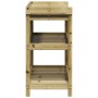Mesa plantación con estantes madera impregnada 108x45x86,5 cm de , Soportes para macetas - Ref: Foro24-832441, Precio: 161,32...