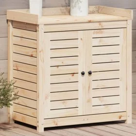 Mesa de plantación con estantes madera pino 82,5x50x86,5 cm de , Soportes para macetas - Ref: Foro24-832417, Precio: 152,82 €...