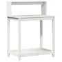 Mesa plantación con estantes madera pino blanco 82,5x50x109,5cm de , Soportes para macetas - Ref: Foro24-832408, Precio: 74,4...