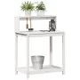Mesa plantación con estantes madera pino blanco 82,5x50x109,5cm de , Soportes para macetas - Ref: Foro24-832408, Precio: 74,4...