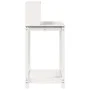 Mesa plantación con estantes madera pino blanco 82,5x50x109,5cm de , Soportes para macetas - Ref: Foro24-832408, Precio: 74,4...