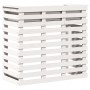 Mesa alta de bar de jardín madera pino blanco 113,5x50x103 cm de , Mesas de jardín - Ref: Foro24-832531, Precio: 170,36 €, De...