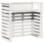 Mesa alta de bar de jardín madera pino blanco 113,5x50x103 cm de , Mesas de jardín - Ref: Foro24-832531, Precio: 170,36 €, De...