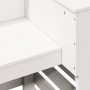 Mesa alta de bar de jardín madera pino blanco 113,5x50x103 cm de , Mesas de jardín - Ref: Foro24-832531, Precio: 170,36 €, De...