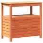 Mesa plantación con estantes madera pino marrón 82,5x45x81 cm de , Soportes para macetas - Ref: Foro24-844637, Precio: 139,28...