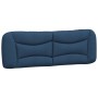 Estructura de cama con luces LED tela azul 160x200 cm de , Camas y somieres - Ref: Foro24-3213717, Precio: 278,20 €, Descuent...