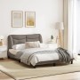 Estructura de cama con luces LED tela gris taupe 140x200 cm de , Camas y somieres - Ref: Foro24-3213708, Precio: 246,68 €, De...