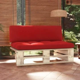 Central sofa made of pallets for impregnated pine wood garden by , Modular outdoor sofas - Ref: Foro24-3066535, Price: 112,06...