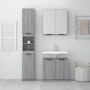 Set de muebles de baño 3 pzas madera contrachapada gris sonoma de , Muebles de baño - Ref: Foro24-3115882, Precio: 205,47 €, ...