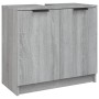 Set de muebles de baño 3 pzas madera contrachapada gris sonoma de , Muebles de baño - Ref: Foro24-3115882, Precio: 205,47 €, ...