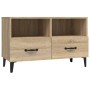 Mueble para TV madera contrachapada roble ahumado 80x36x50 cm de , Muebles TV - Ref: Foro24-812594, Precio: 65,57 €, Descuent...