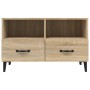 Mueble para TV madera contrachapada roble ahumado 80x36x50 cm de , Muebles TV - Ref: Foro24-812594, Precio: 65,57 €, Descuent...