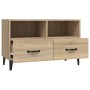 Mueble para TV madera contrachapada roble ahumado 80x36x50 cm de , Muebles TV - Ref: Foro24-812594, Precio: 65,57 €, Descuent...