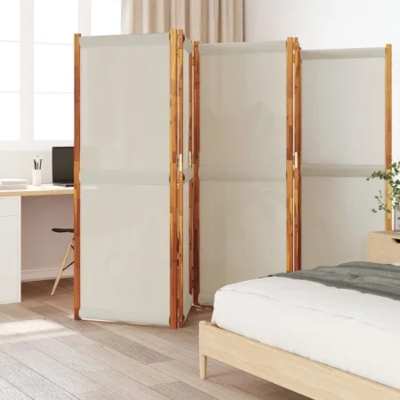 Biombo divisor de 5 paneles gris claro 350x180 cm de , Divisores de ambientes - Ref: Foro24-4003357, Precio: 159,73 €, Descue...